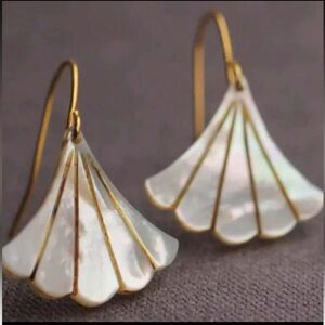 Ginkgo earrings A1333